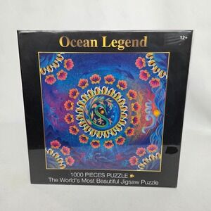 New‎ Sealed Bgraamiens "Ocean Legend" 1000 pc puzzle Colorful Serpent 12+